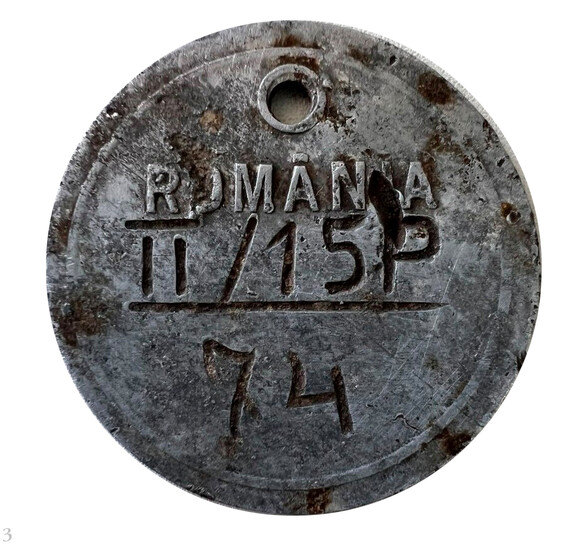 Romanian dogtag / from Stalingrad