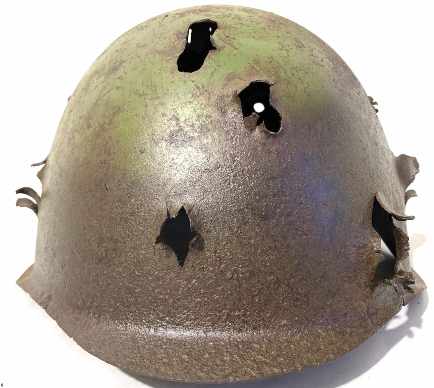 Soviet helmet SSh39 / from Stalingrad