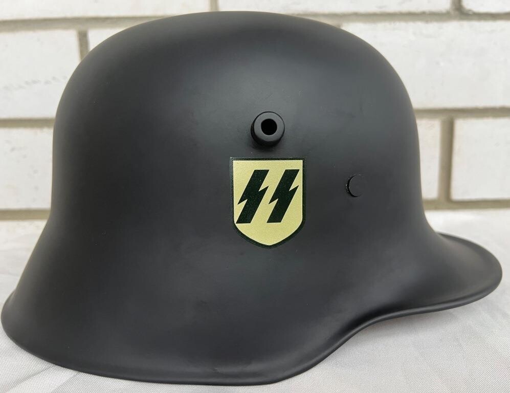 Waffen SS helmet M18, historical reenactment