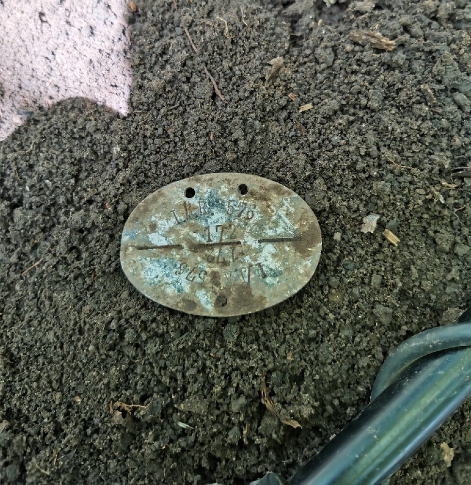 German dogtag I/J.R.576 / from Stalingrad