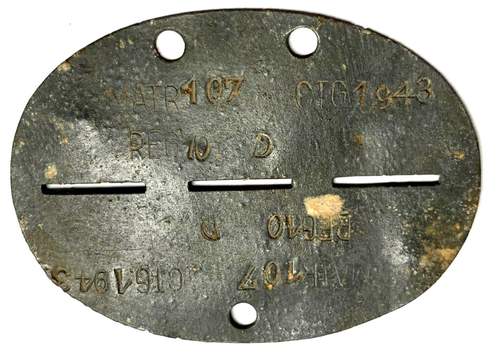 Romania Dogtag / from Stalingrad