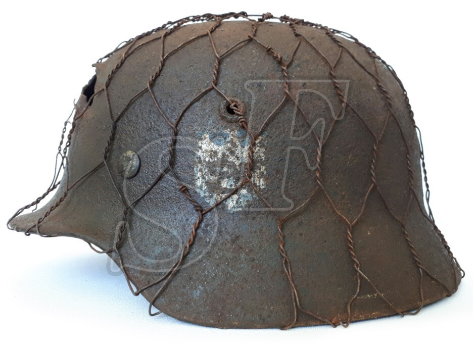 German steel helmet M40 from river Don
