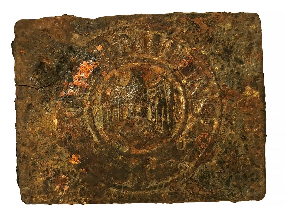 Wehrmacht belt buckle “Gott mit Uns” / from Stalingrad