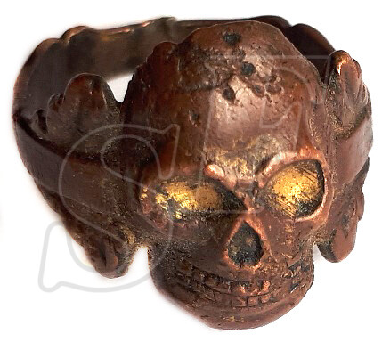 German WW2 Skull ring / from Stalingrad