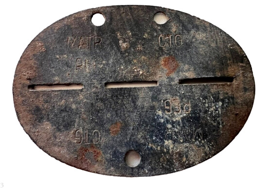 Romanian dogtag / from Stalingrad
