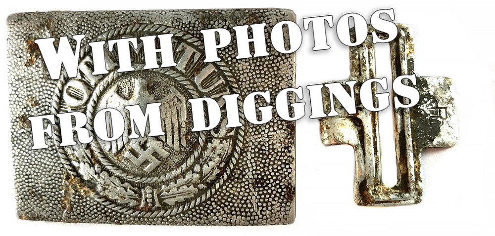 Wehrmacht belt buckle “Gott mit Uns” / from Belarus