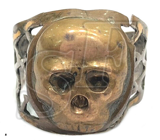 Skull ring, 3 Reich / from Stalingrad