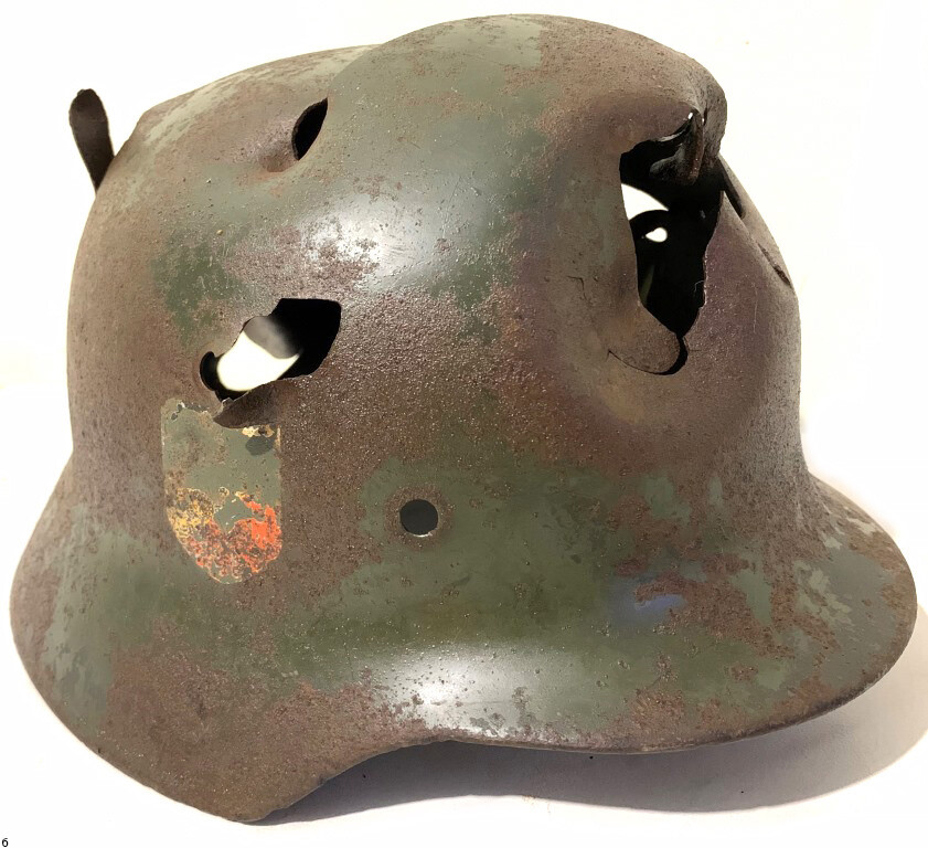 Wehrmacht helmet M35 DD / from Stalingrad
