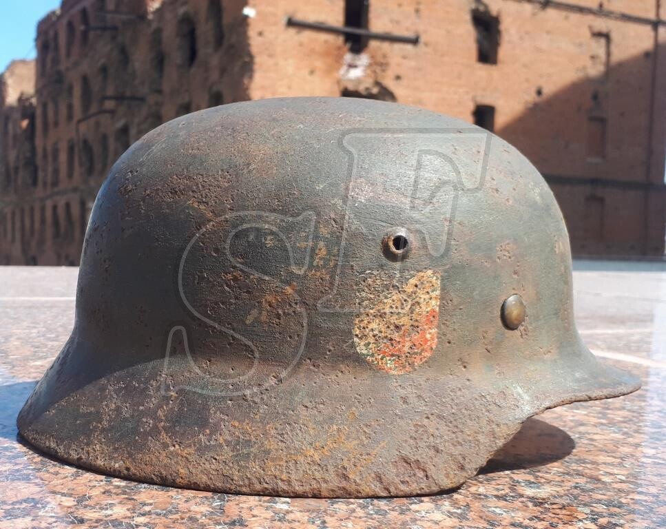 German helmet M35 from Balga (Kaliningrad region)