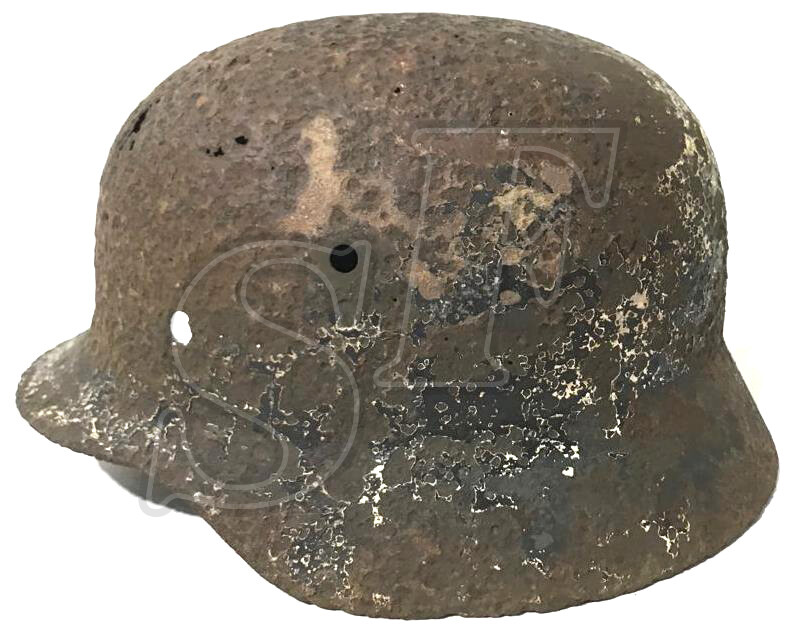 German helmet М35 / from Stalingrad