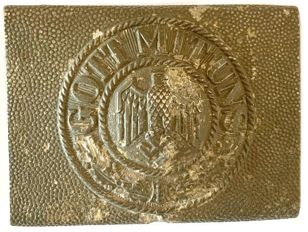 Wehrmacht buckle “Gott mit Uns” / from Stalingrad