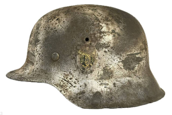 Restored camo helmet M42