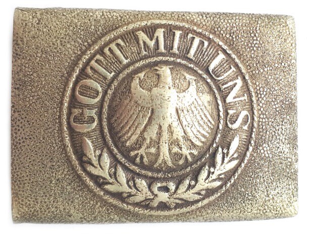 Weimar Republic buckle “Gott mit Uns” / from Stalingrad