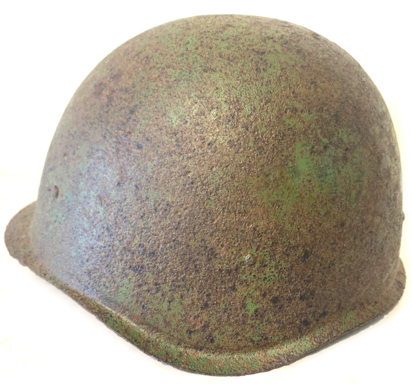 Soviet helmet SSh40 / from Stalingrad