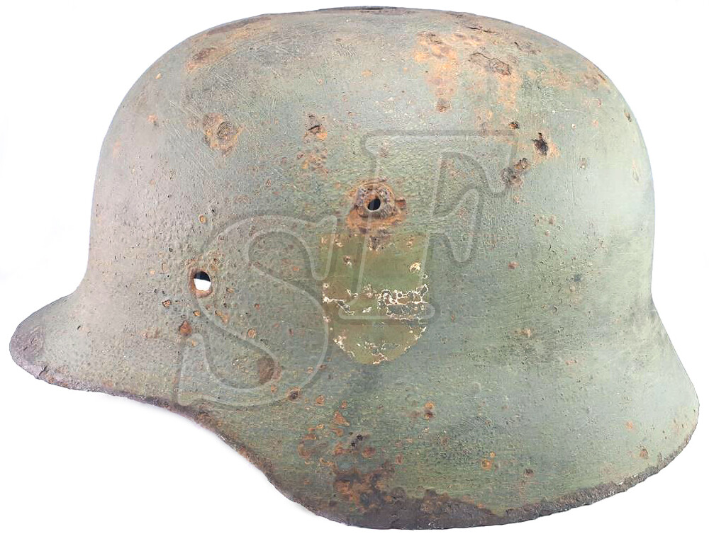 German helmet M35 / from Stalingrad