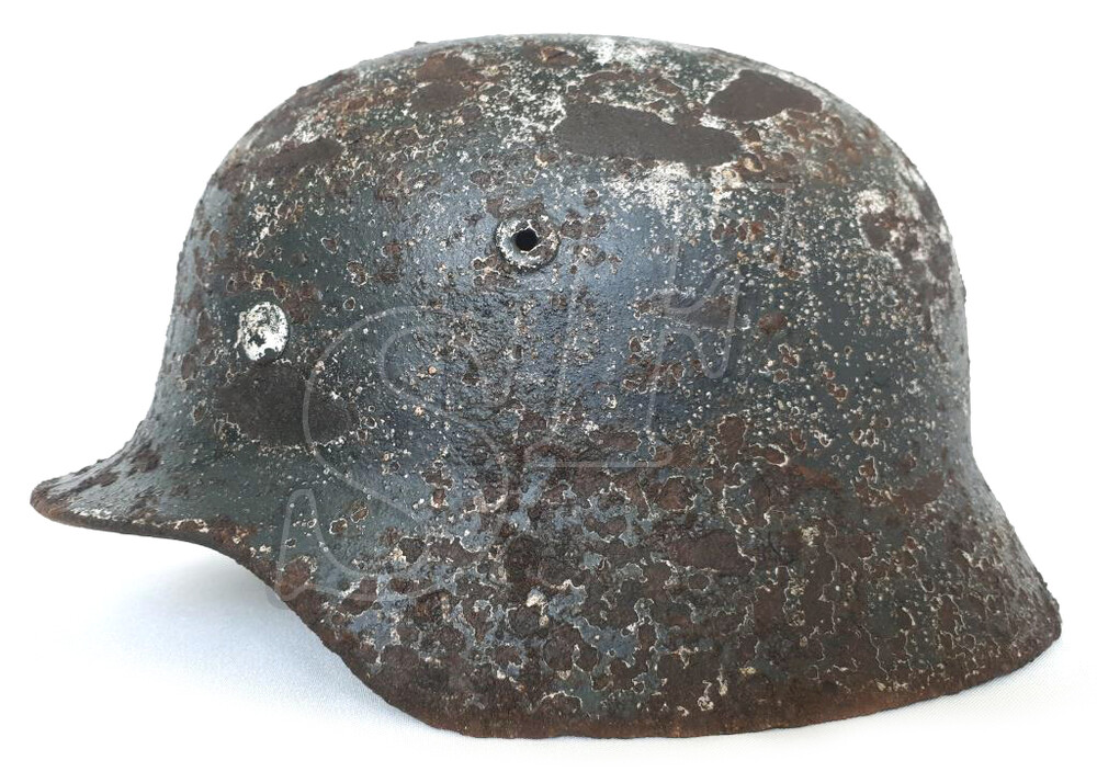 German helmet М40 from Gorodishche district (Stalingrad region)
