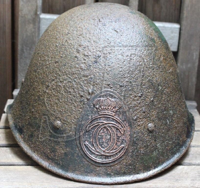 Romanian helmet / from Stalingrad