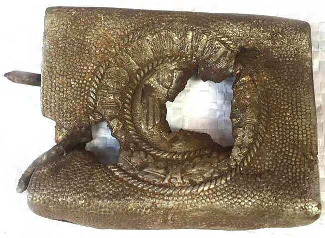 Wehrmacht belt buckle / from Stalingrad