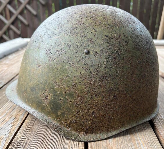 Soviet helmet SSh39 / from Stalingrad