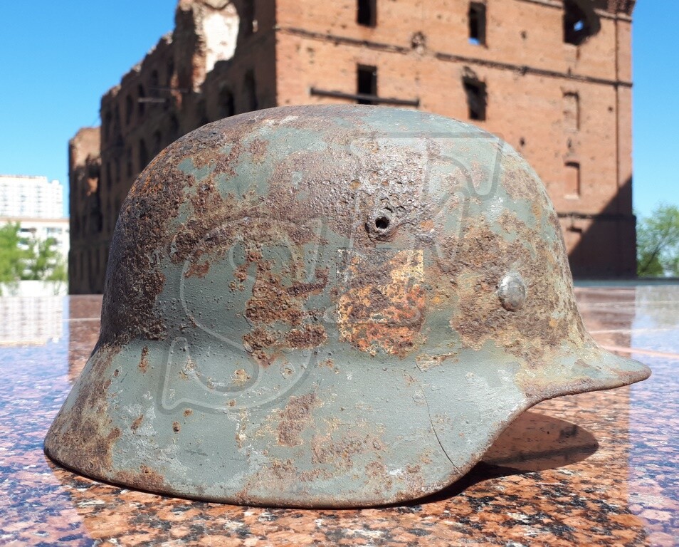 German helmet M35 from Stalino