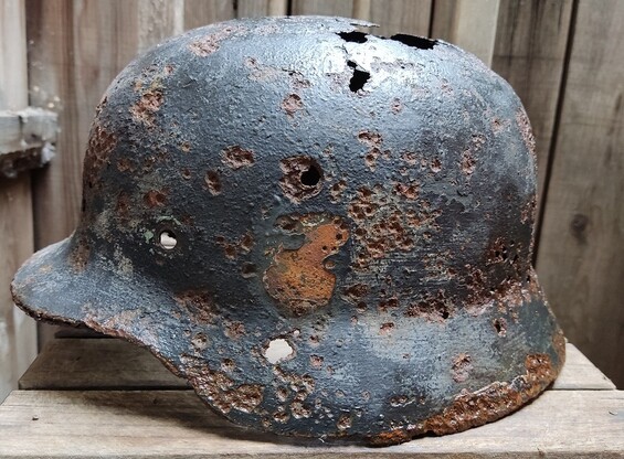 German helmet M35 / from Republic of Belarus