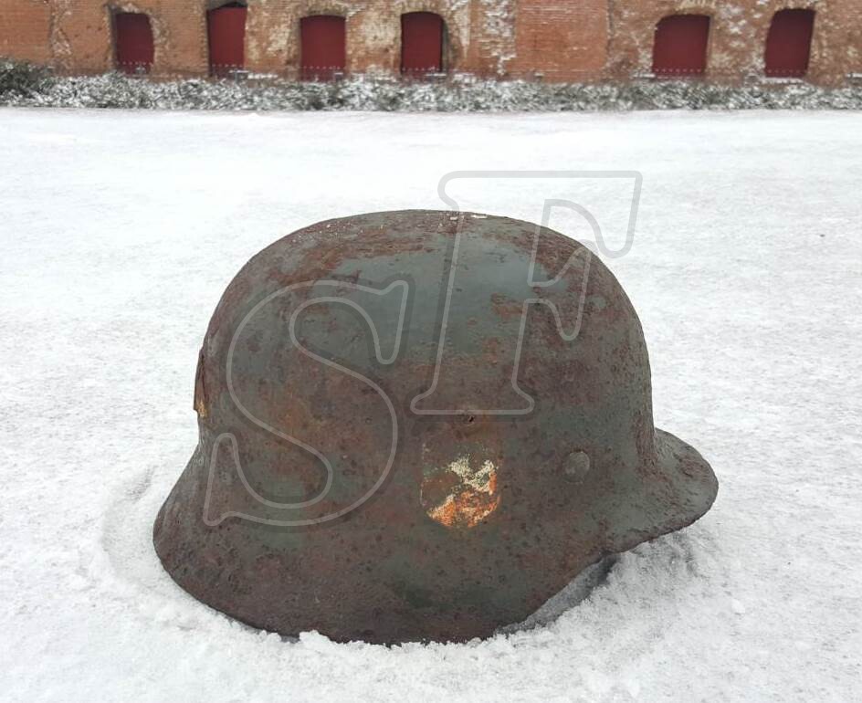 German steel helmet M35 from Millerovo
