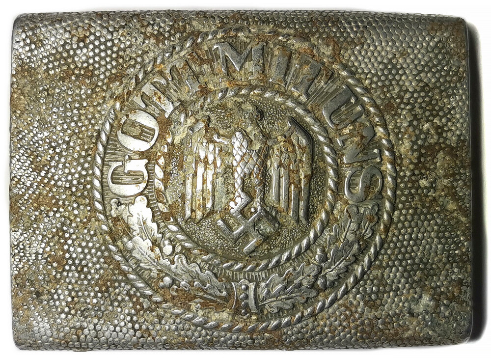 Wehrmacht belt buckle / from Stalingrad