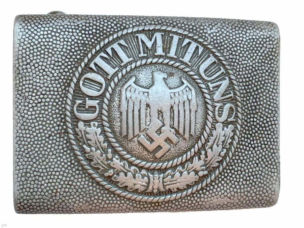 Wehrmacht belt buckle "Gott mit Uns" / from Stalingrad