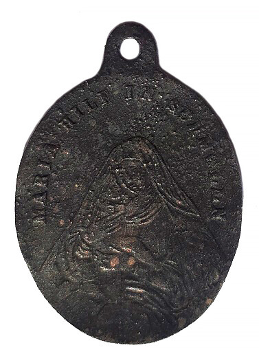 Catholic pendant / from Stalingrad