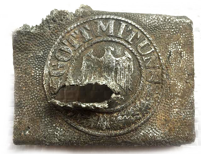 Wehrmacht belt buckle / from Stalingrad