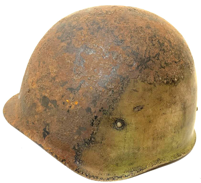Soviet helmet SSh39 / from Stalingrad