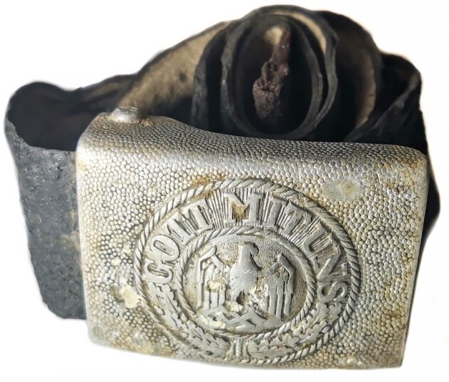 Wehrmacht belt with buckle “Gott mit Uns” / from Königsberg