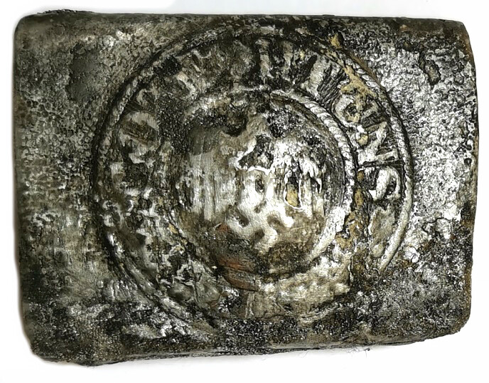 Wehrmacht belt buckle “Gott mit Uns” / from Stalingrad