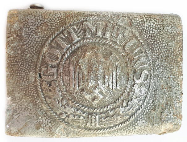 Wehrmacht buckle “Gott mit Uns” / from Stalingrad