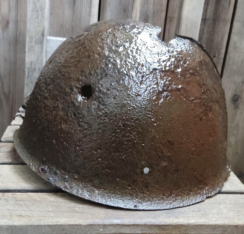Finnish helmet M40 Wartsila / from Karelia