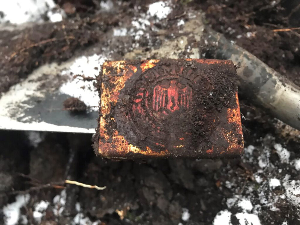 Wehrmacht buckle “Gott mit Uns” / from Koenigsberg