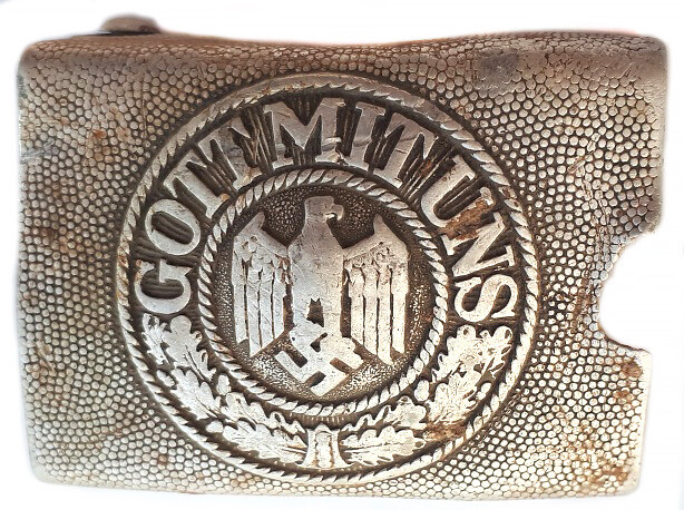 Wehrmacht buckle “Gott mit Uns” / from Stalingrad
