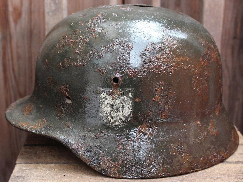 Wehrmacht helmet M35 DD / from Kalinin