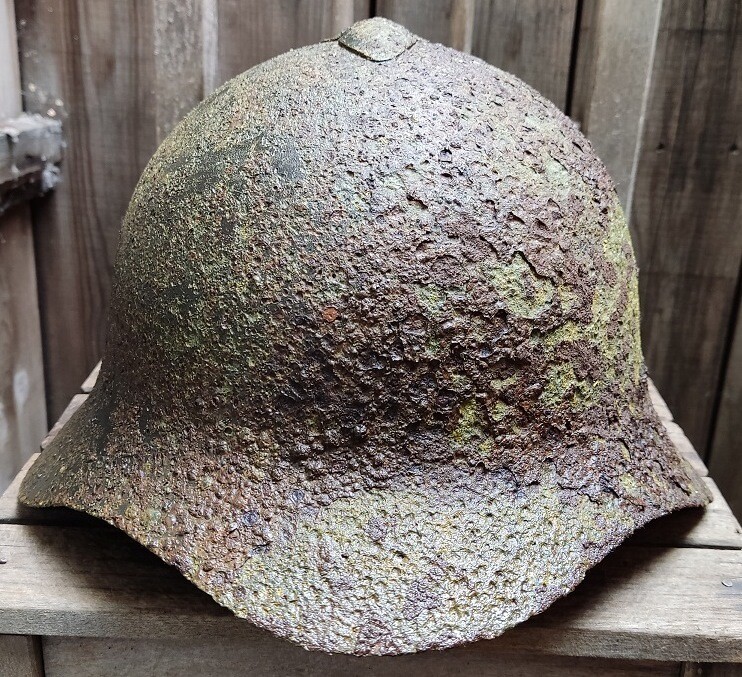 Soviet helmet SSh36 / from Smolensk