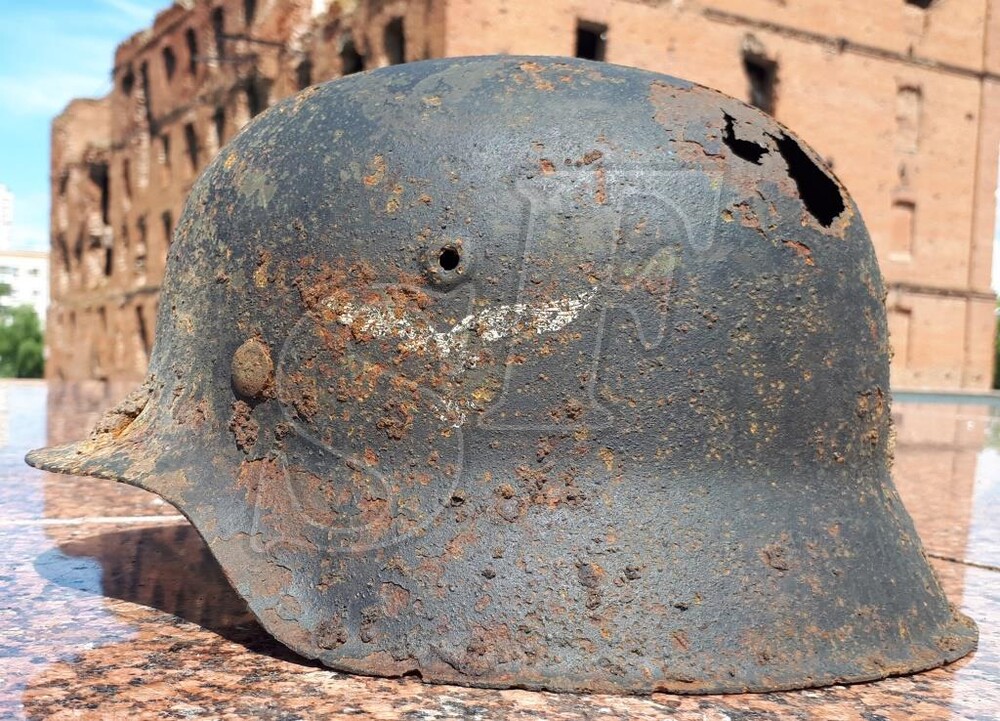 German helmet М42 from Kursk