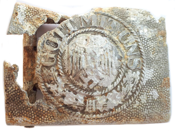 Wehrmacht buckle “Gott mit Uns” / from Stalingrad