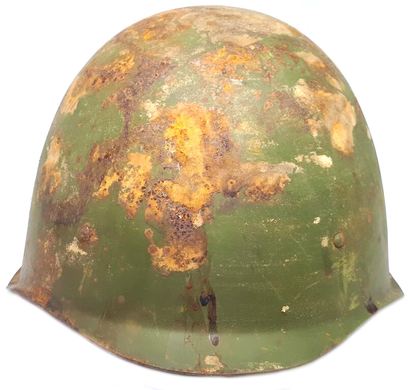 Soviet helmet SSh-40 from Krasny Oktyabr (Stalingrad steel plant)
