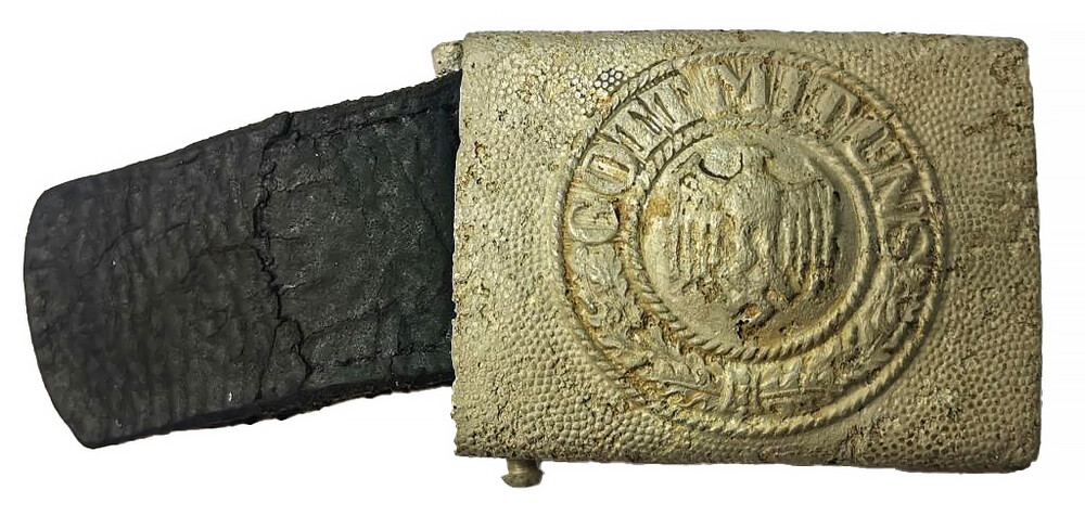 Wehrmacht belt buckle "Gott mit Uns" / from Pskov