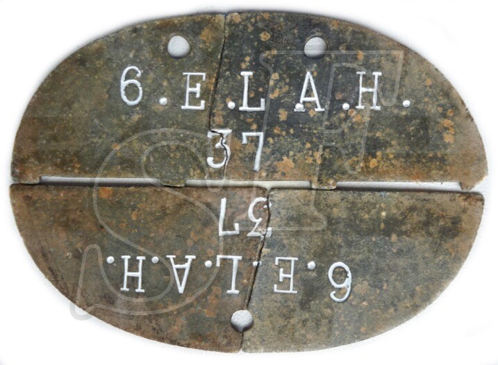 Dog tag 6 E.L.A.H. SS-Verfügungstruppe