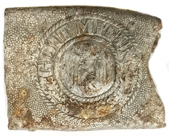 Wehrmacht belt buckle “Gott mit Uns” / from Stalingrad