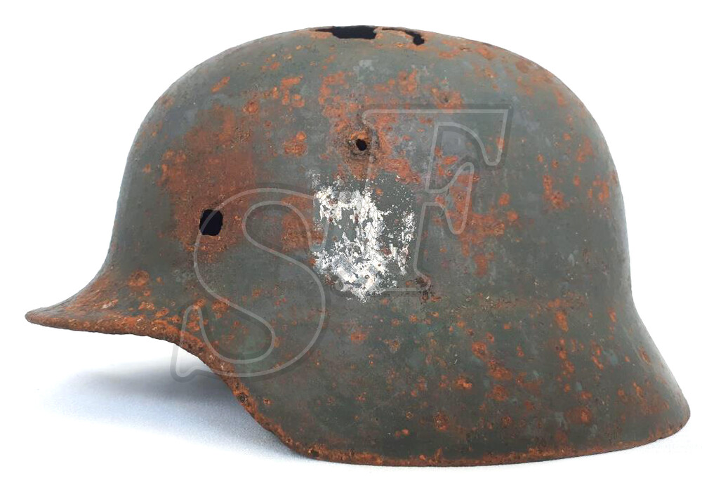 German helmet М35 from airfield Pitomnik