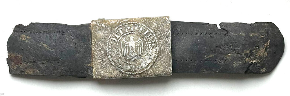 Wehrmacht belt with buckle "Gott mit Uns" / from Stalingrad