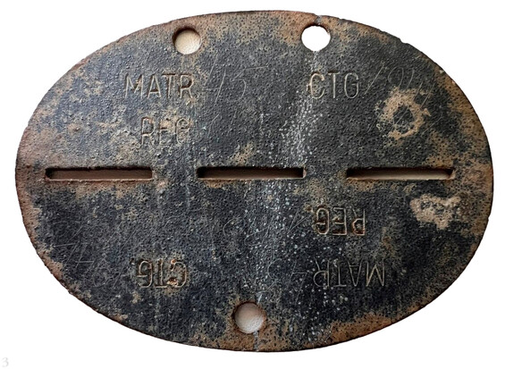 Romanian dogtag / from Stalingrad