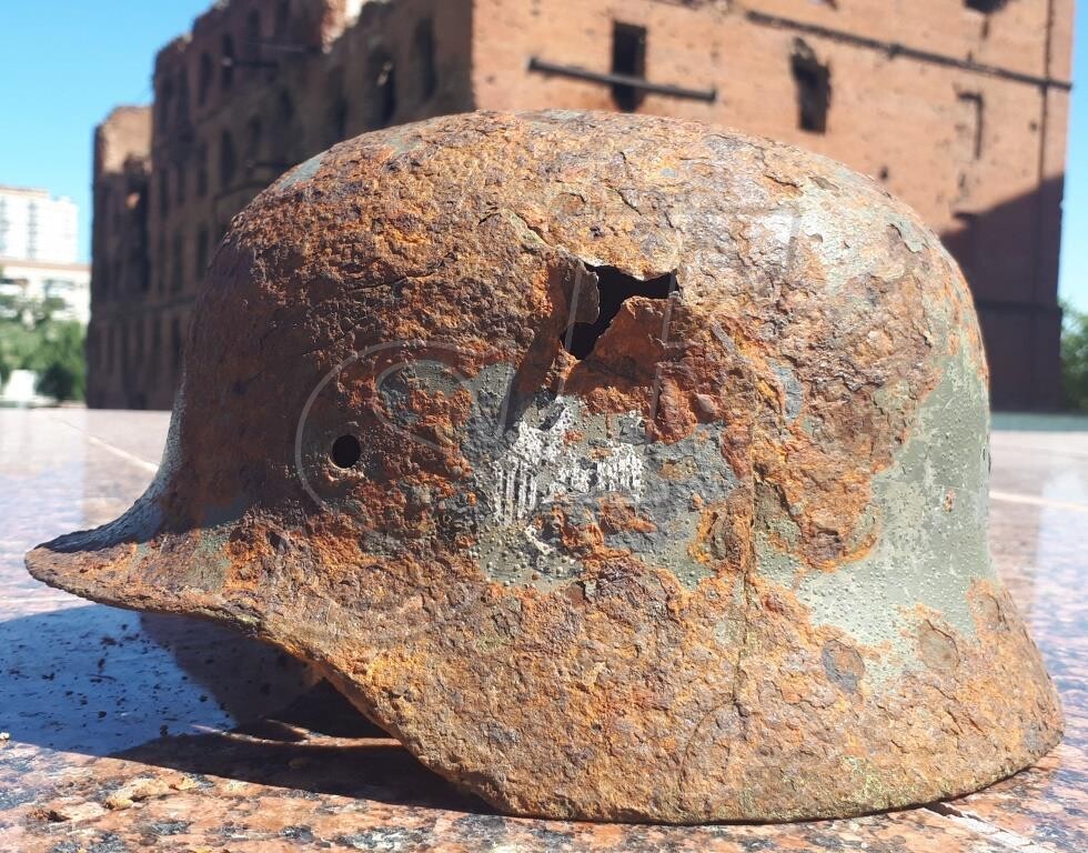 German helmet М35 from Smolensk