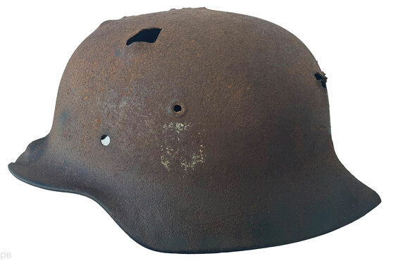 German helmet M40 / from Kaluga